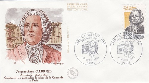 France 1983 fdc jacques - france, ange