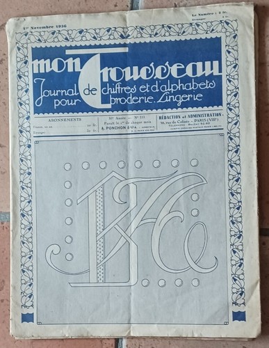 Journal mon trousseau - journal,