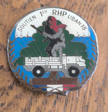 Insigne Militaire Soutien du 1° Régiment Hussards Parachutistes Liban 78  /Y146
