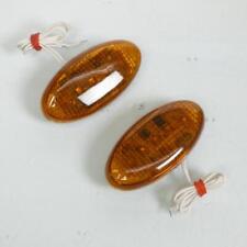 Clignotant œil de chat orange fumé à LED pour auto moto scooter feu décoratif