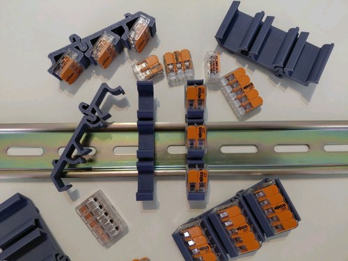 Support wago pour - rail,
