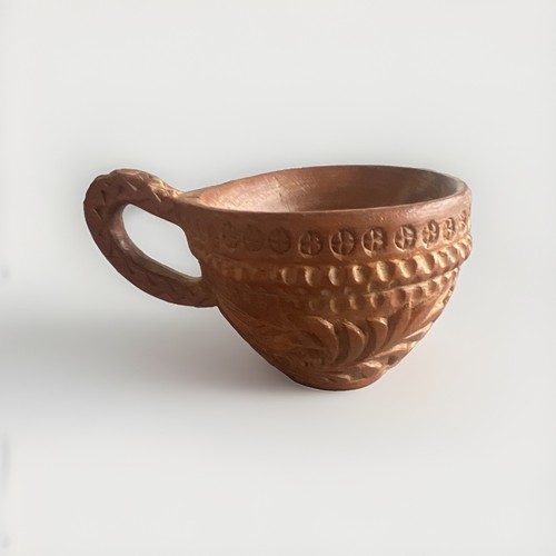 Vintage hand carved wooden - hand,