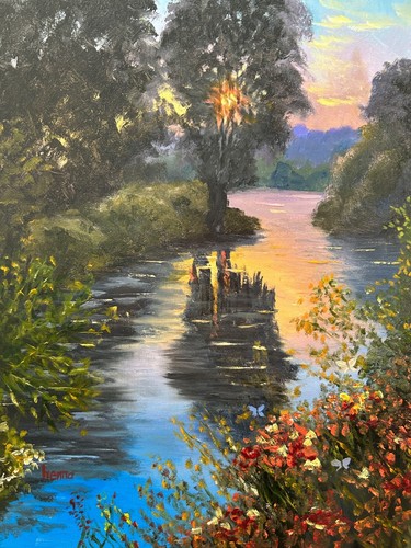 Art coucher soleil - coucher,