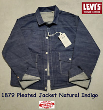 Levi's Vintage Clothing Pleated Blouse 1879 Selvedge Japan Denim Size L