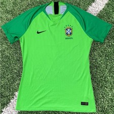 Maillot de football Nike Brazil Kitroom Player 2018 Goalkeeper Jersey homme g...