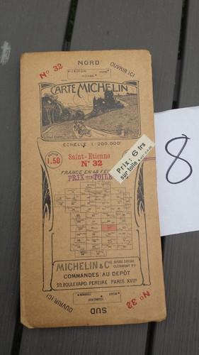 Ancienne carte michelin - 8/,
