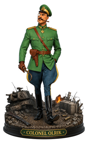 Silhouette colonel olrik blake - colonel,