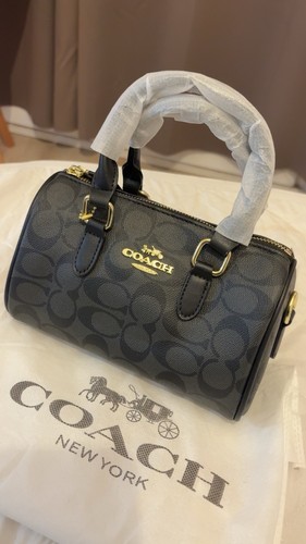 Sac main coach - à, noir