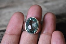 À Facettes Aigue-Marine Ovale