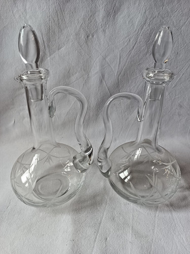 Paire carafe ancienne à - de,