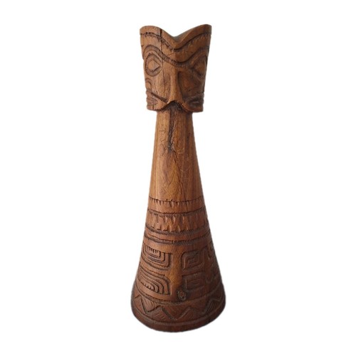 Statue tiki bois - tiki, figurine