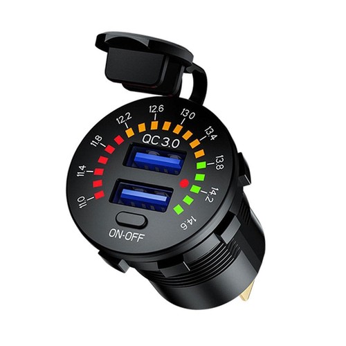 Moto double usb etanche charge - usb,