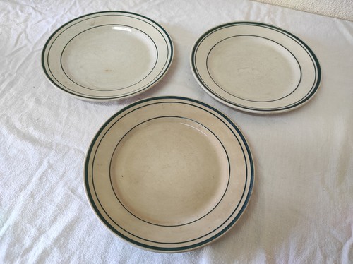 Anciennes assiettes plate en - anciennes,