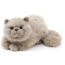 Peluche Chat persan gris