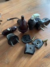  ANCIENS INTERRUPTEUR /PRISE ZEPPELIN BAKELITE  ART DECO