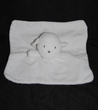 🍀Doudou Plat Mouton Blanc