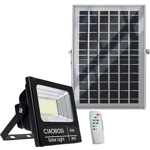 Projecteur solaire led 10w - solaire,