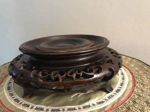 Socle support bois cloisonne - support,