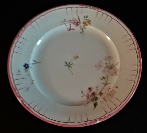 Assiette plate faïence - , de