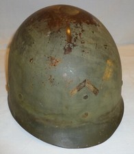 Liner WWII Casque US FIRESTONE 48 usé abîmé ORIGINAL USA relique Grade + OHIO