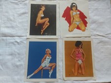 4 DESSINS PIN UP ASLAN , ISSUES DE LA REVUE LUI