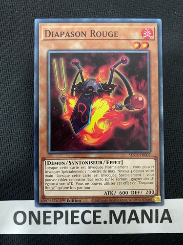 Diapason rouge - yu-gi-oh!,