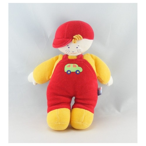 Doudou poupée garçon - , rouge