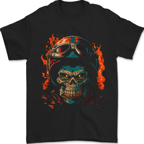 Motard gorille crâne moto - motard,