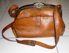 Sacoche Postier Cuir 1950 -