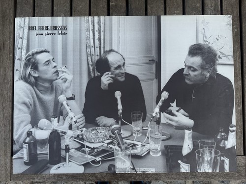 Vintage 1990 poster brel ferre - poster,