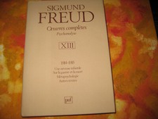 Sigmund FREUD: oeuvres complètes psychanalyse tome XIII. 1914-1915