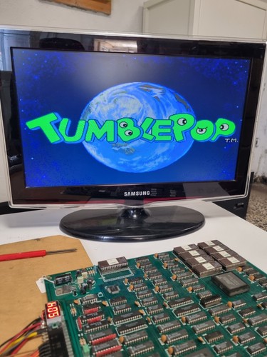 Bootleg pcb jamma - jamma, tumblepop