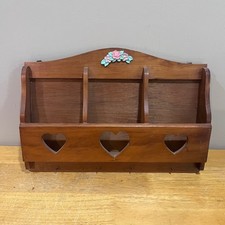 Vtg country cottage wood - vtg, mail