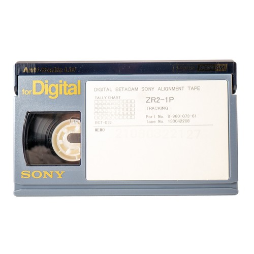 Sony digital betacam alignment - digital,