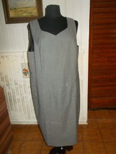 Robe chasuble gris stretch