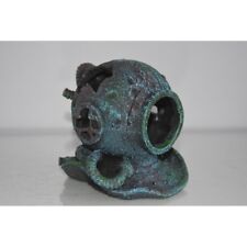 Aquarium Large Profond Mer Divers Casque 14 x 12 x 13 CM