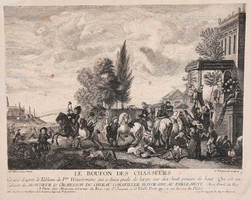 Boufon chasseurs gravure - chasseurs,