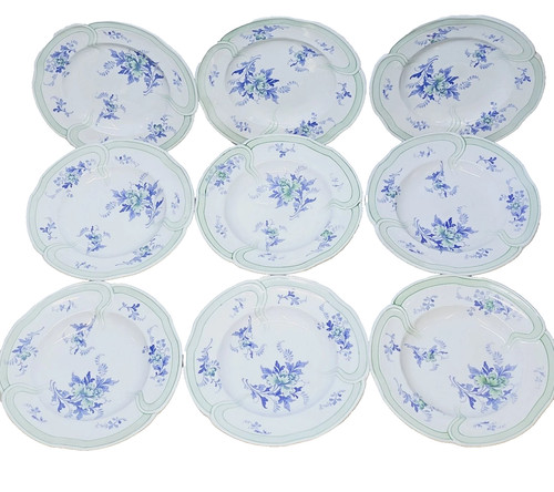 Assiettes anciennes faïence - assiettes,