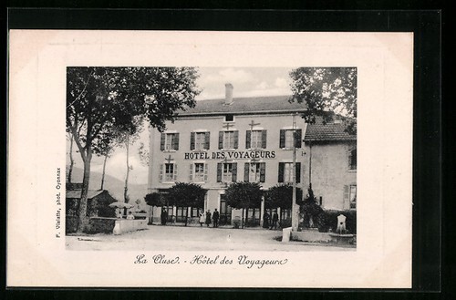 Cpa gaufrée cluse hotel - cpa, la