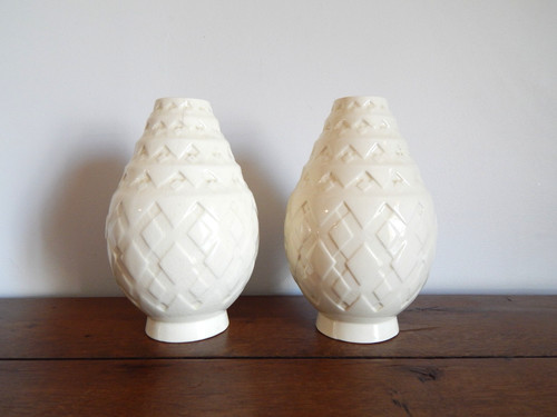Paire vases ancien - de, art