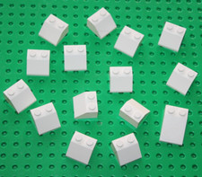 Lot lego white slope - lego, ref