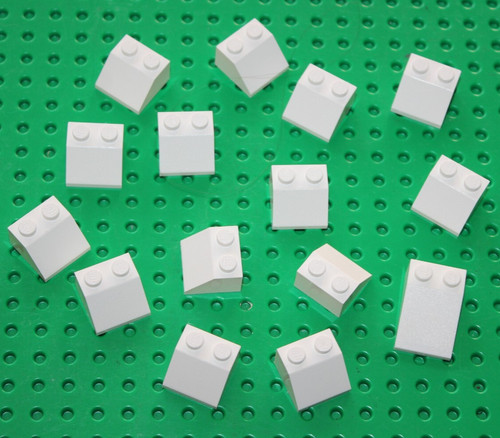 Lot lego white slope - 14,