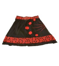 Mini jupe cutwork hippie goa