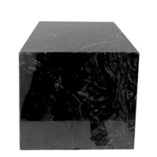 Cube en Marbre Noir Marquinia