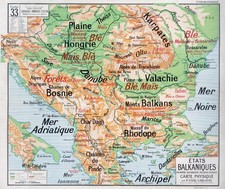 Carte scolaire ancienne Etats