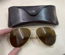 Vintage Ray-Ban Aviator Verres marrons for Driving Bausch & Lomb 1980's 1990's