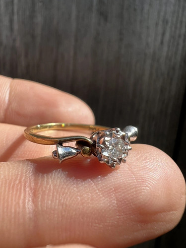 Ancienne bague fiançailles - ancienne,