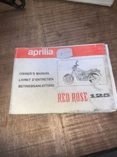 manuel  du proprietaire  Entretient 125 Red Rose