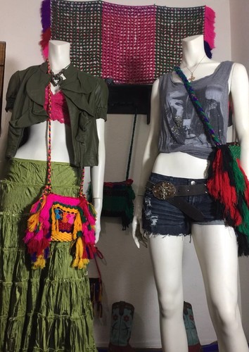 Boho fringe hand - , braided
