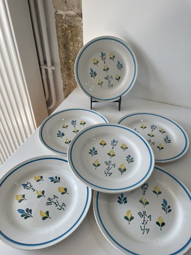 Assiettes plates cafés - assiettes,